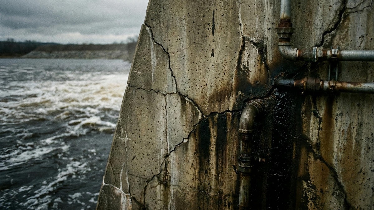 На Усть-Илимской ГЭС устраняют утечки масла и дефекты стен На Усть-Илимской ГЭС устраняют утечки масла и дефекты стен