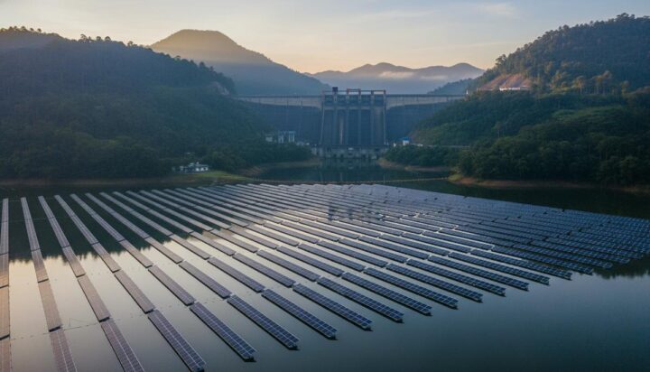 Солнце над водой: в Индонезии строят плавучую СЭС на плотине «Карангкатес»