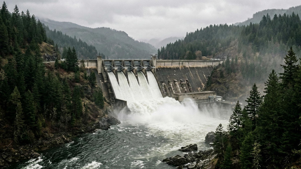 Спор о лососе: суд США предписал увеличить сброс воды для восьми ГЭС Спор о лососе: суд США предписал увеличить сброс воды для восьми ГЭС