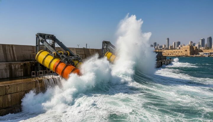 Волновая электростанция в Израиле установила новый рекорд мощности