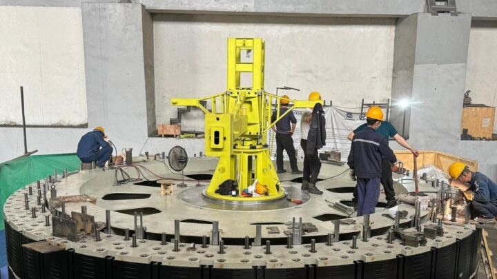 Китайский подрядчик монтирует новые гидроагрегаты на Уч-Курганской ГЭС